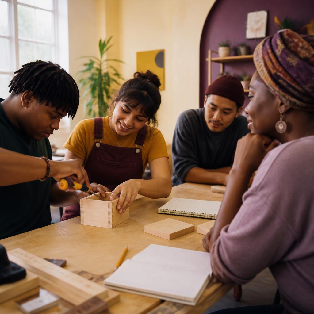 Illustrative image of a learning workshop
